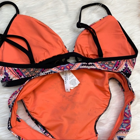 Seafolly Sahara Nights Tassel Bikini Set, 4. - Picture 5 of 10